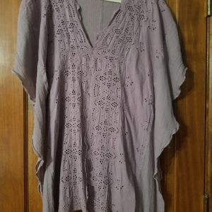 3/$20--Ladies lilac top or coverup